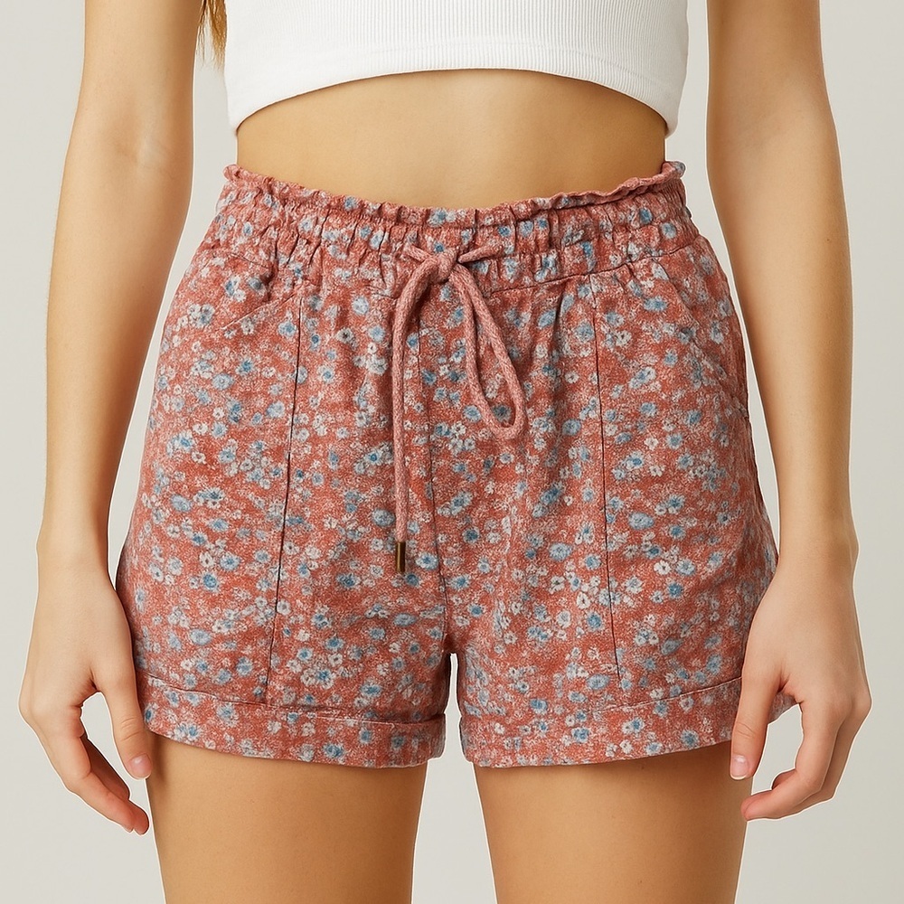 Rewind Shorts Pink and Blue Size Small